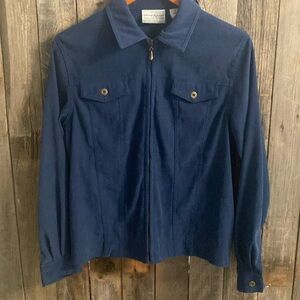Alfred Dunner navy blue jacket 6P
